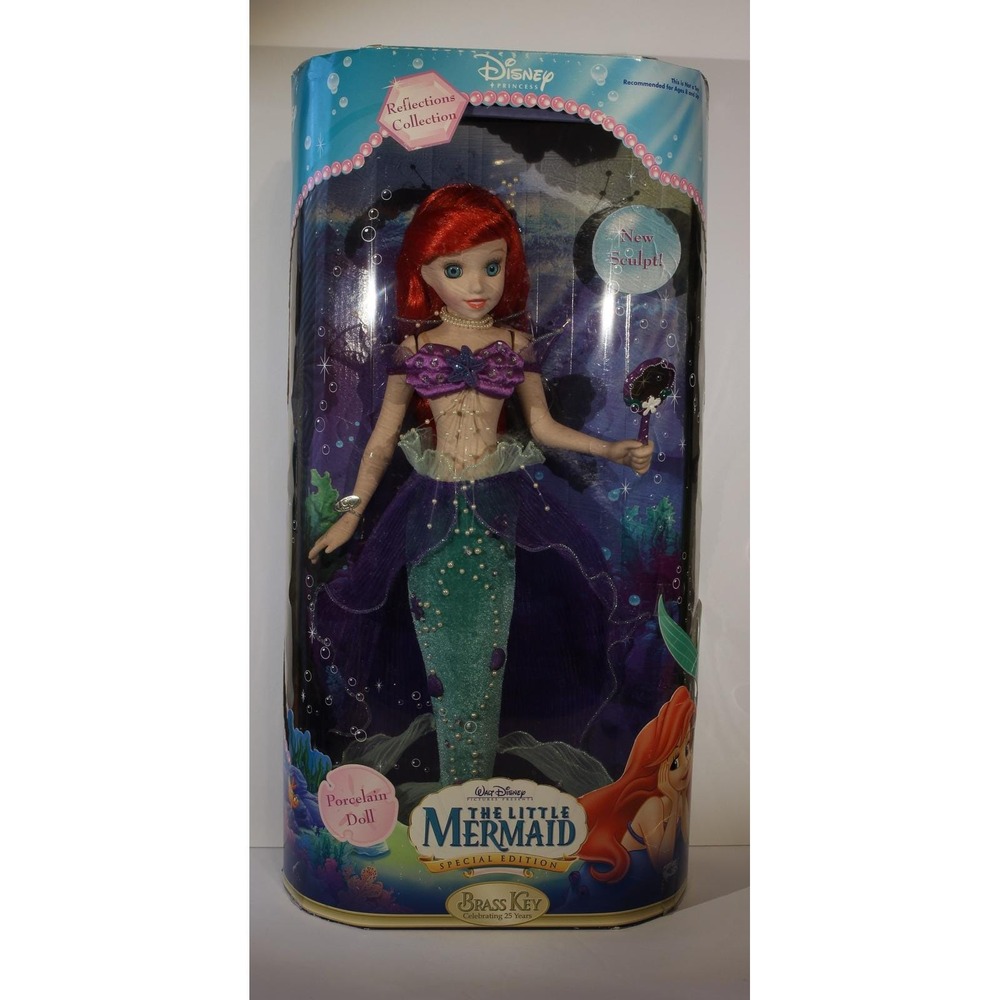 Vintage Disney Princess The Little Mermaid Special Edition Porcelain doll 2006 M